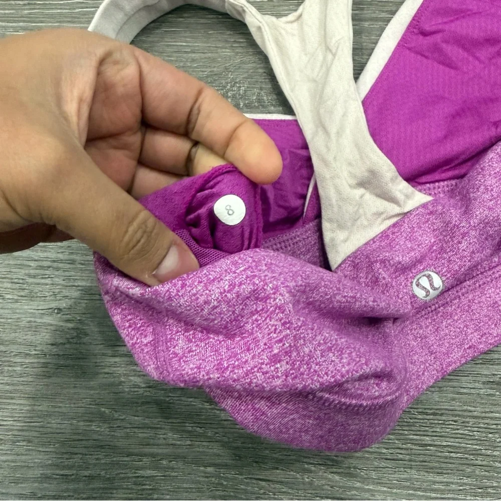 3X$25‼️ Lululemon Deep Breath Bra Size 8 - Picture 5 of 5